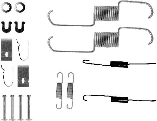 HELLA PAGID Комплектующие, тормозная колодка 8DZ 355 200-361